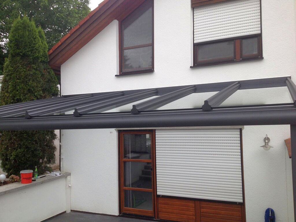 Das Terrassendach in Dürrenzimmern