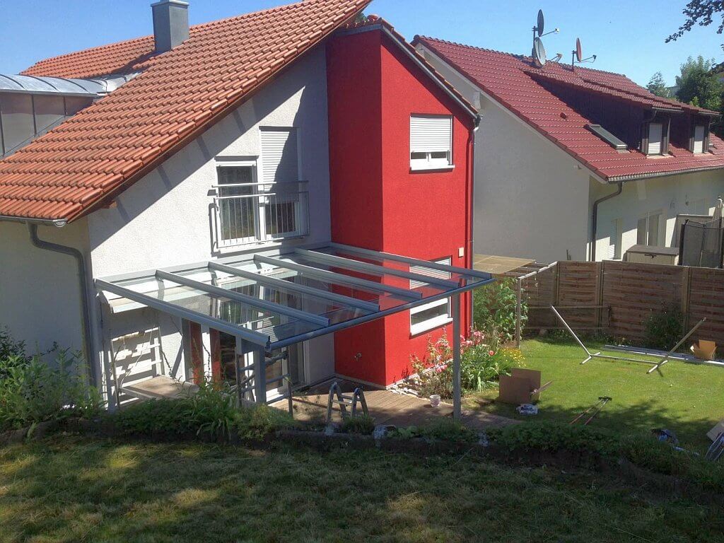 Montage der Konstruktion