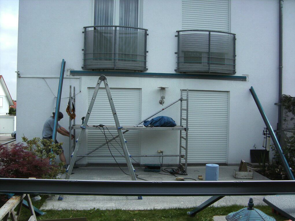 Montagebeginn in Eppingen