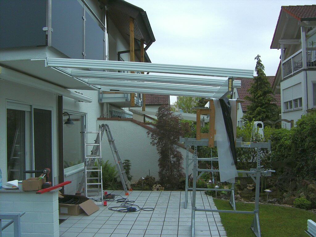 Montagebeginn in Erligheim