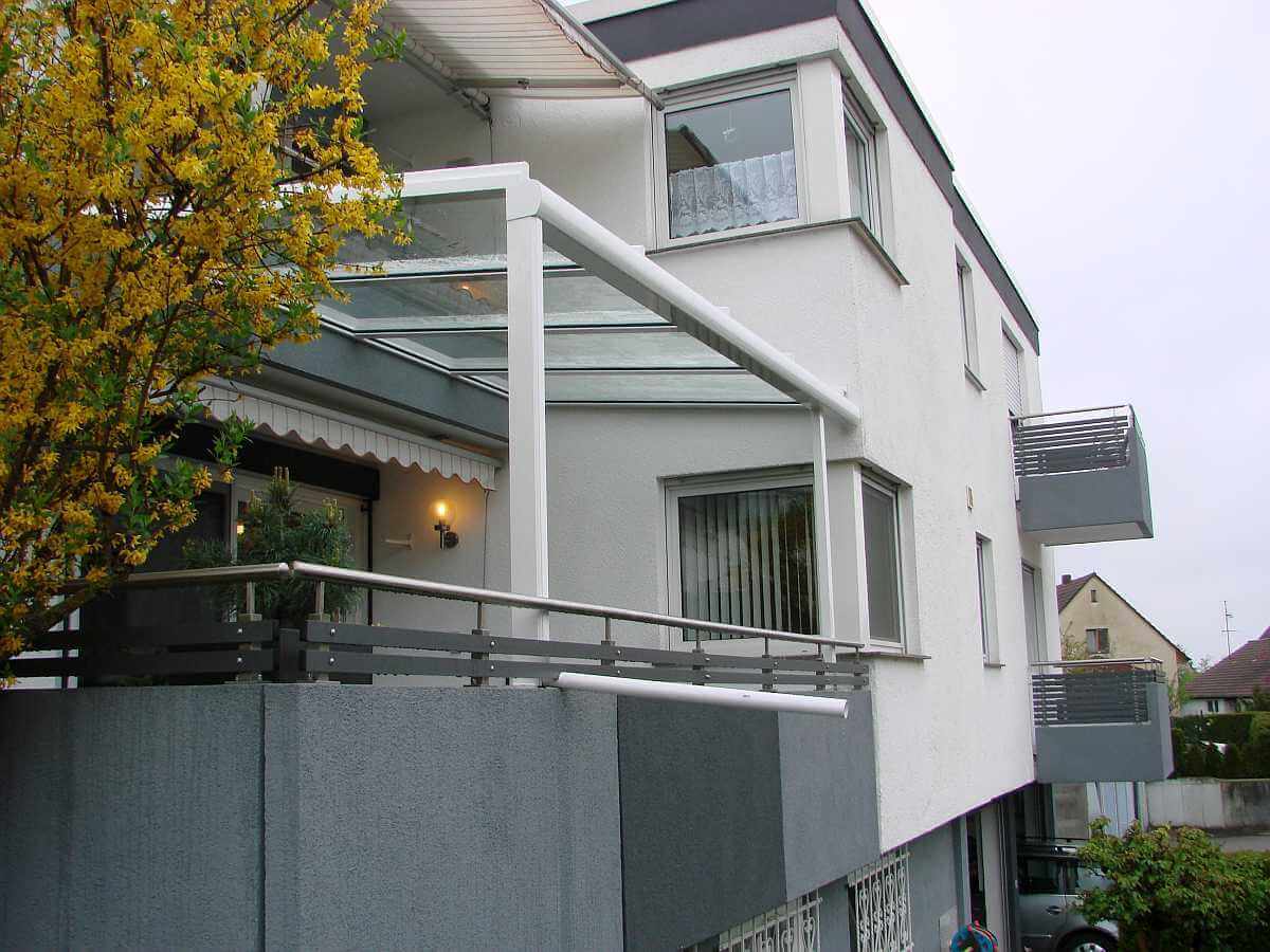 Die Überdachung in Gemmrigheim