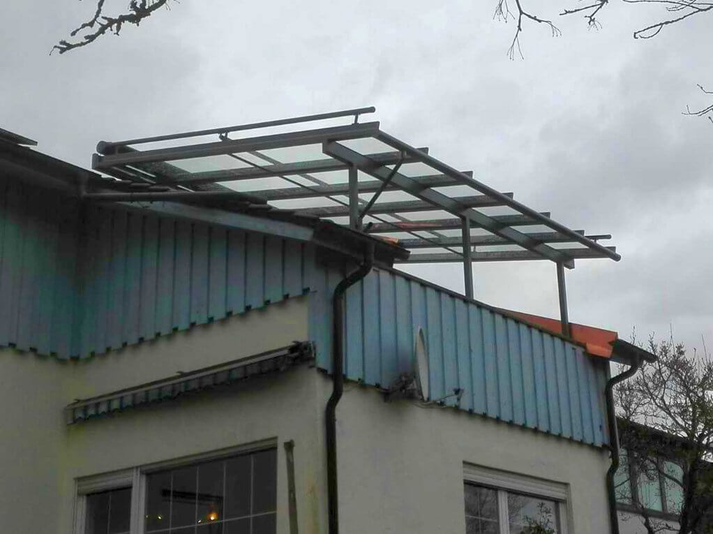 Das Terrassendach in Illingen