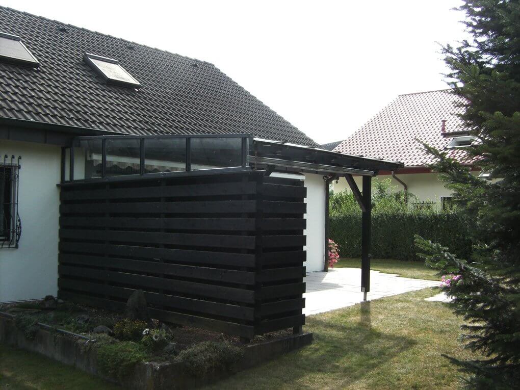 Pergola vorher in Karlsruhe