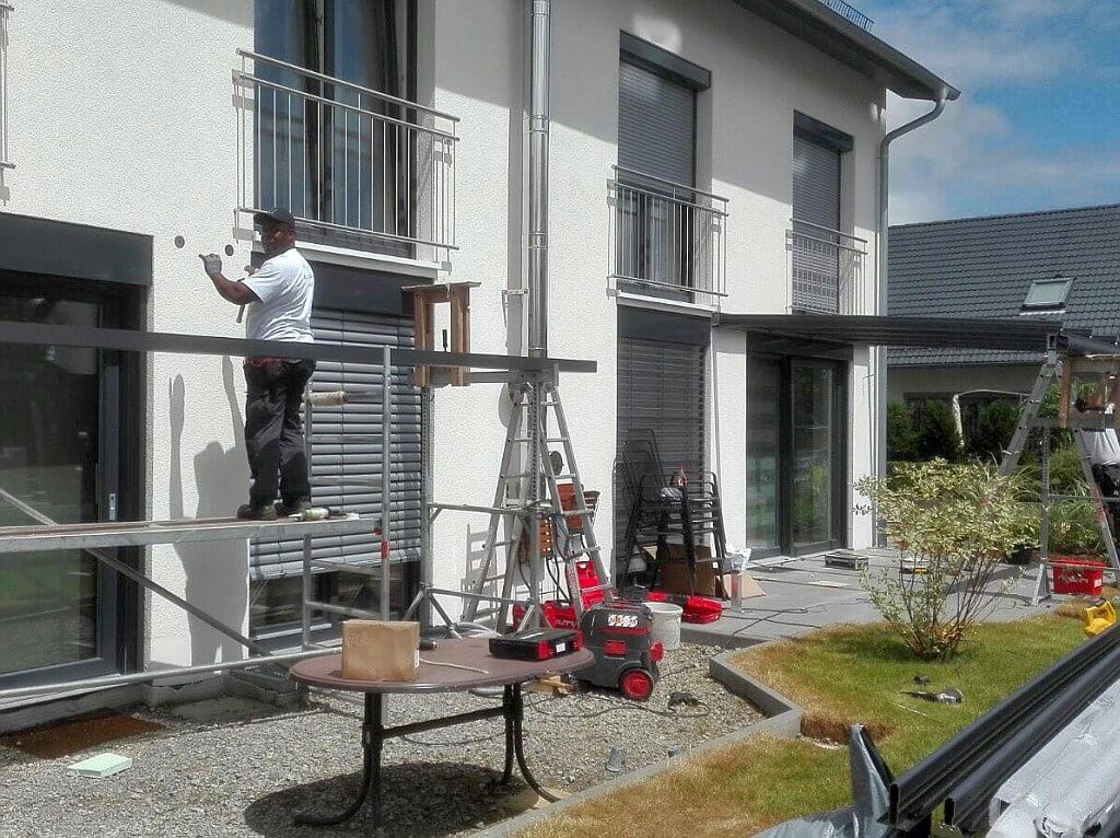 Montagebeginn in Korntal