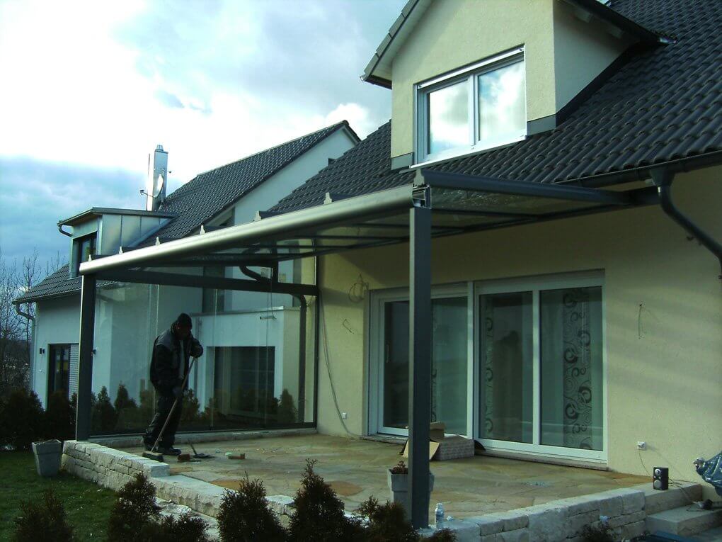 Montage der Konstruktion