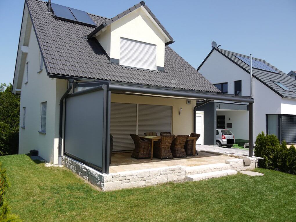 Das Terrassendach in Kornwestheim