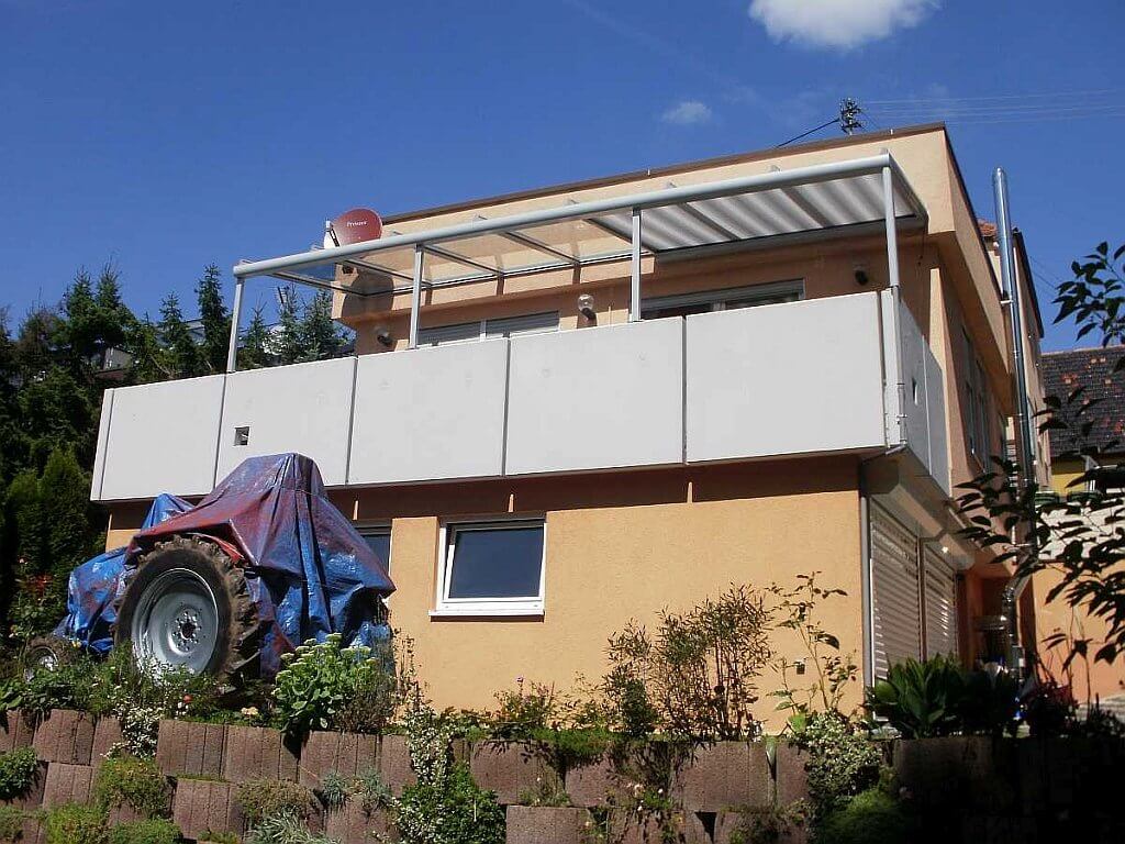 Das Terrassendach in Kraichtal