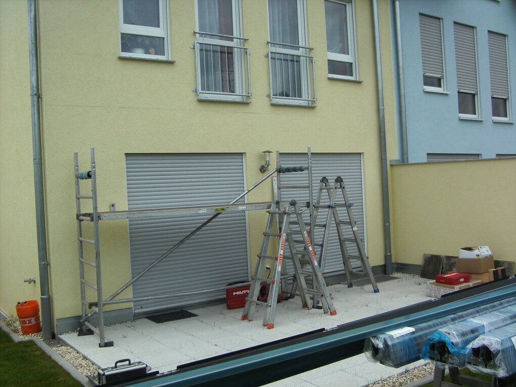 Montagebeginn in Neckarsulm