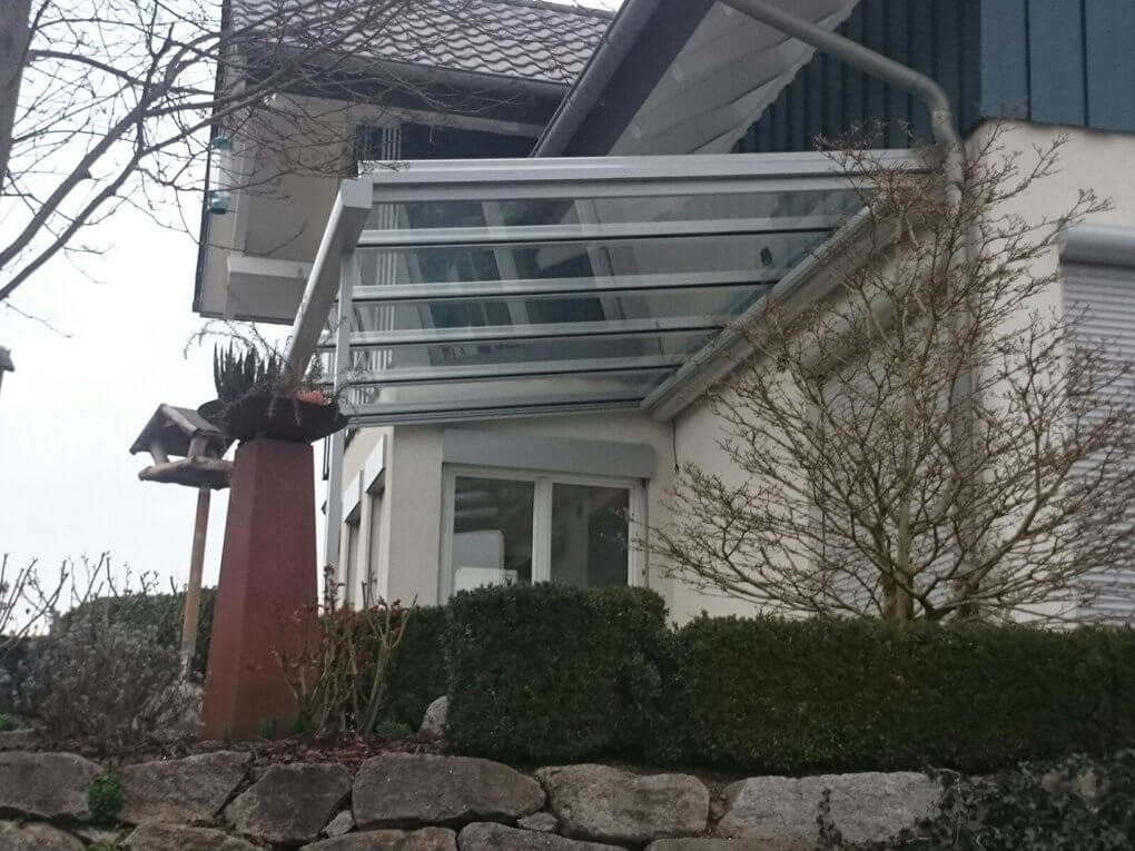 Das Terrassendach in Neckarwestheim