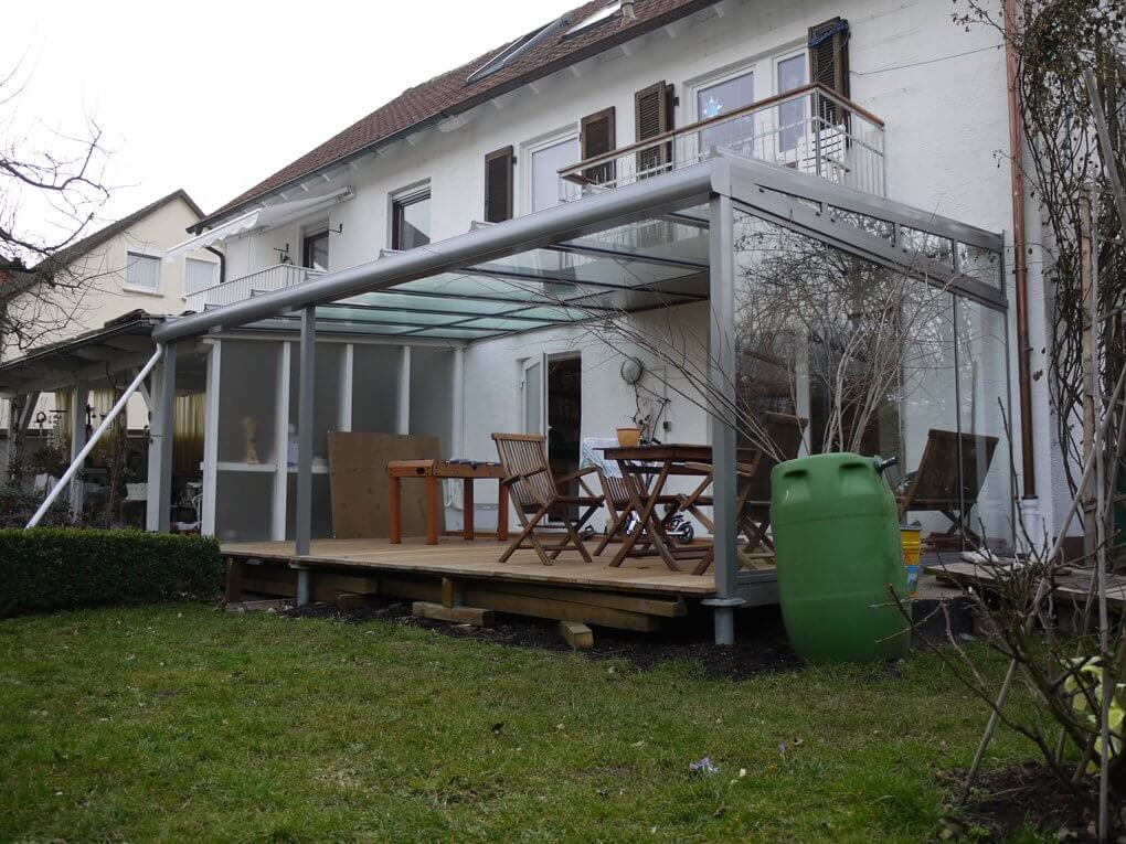 Das Terrassendach in Neuenstadt