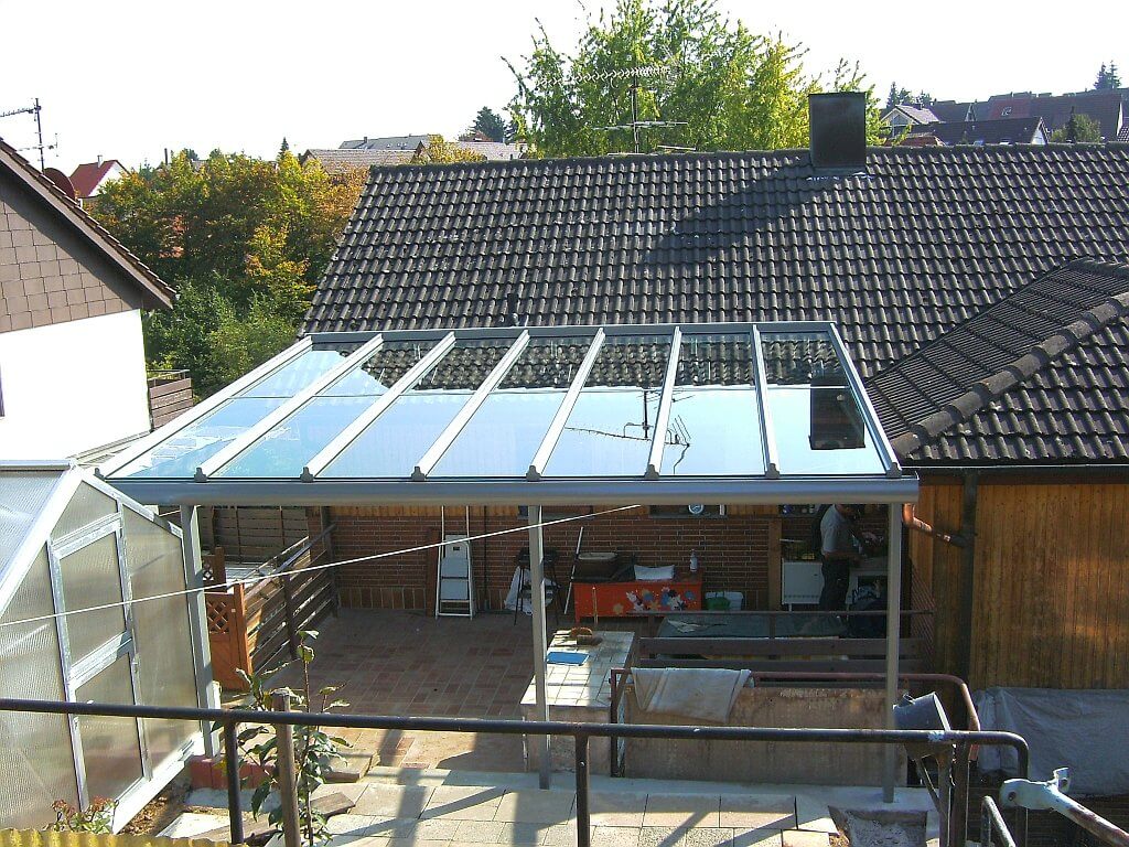 Die Überdachung in Ötisheim