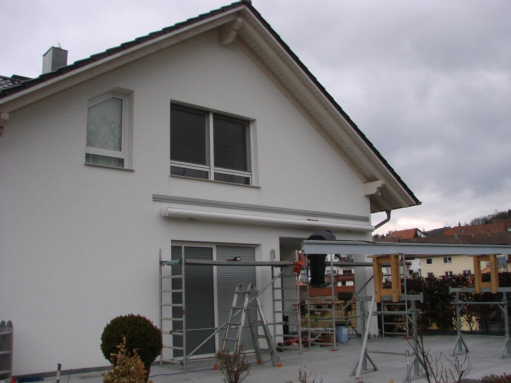 Montage der Aluminium Konstruktion in Pforzheim