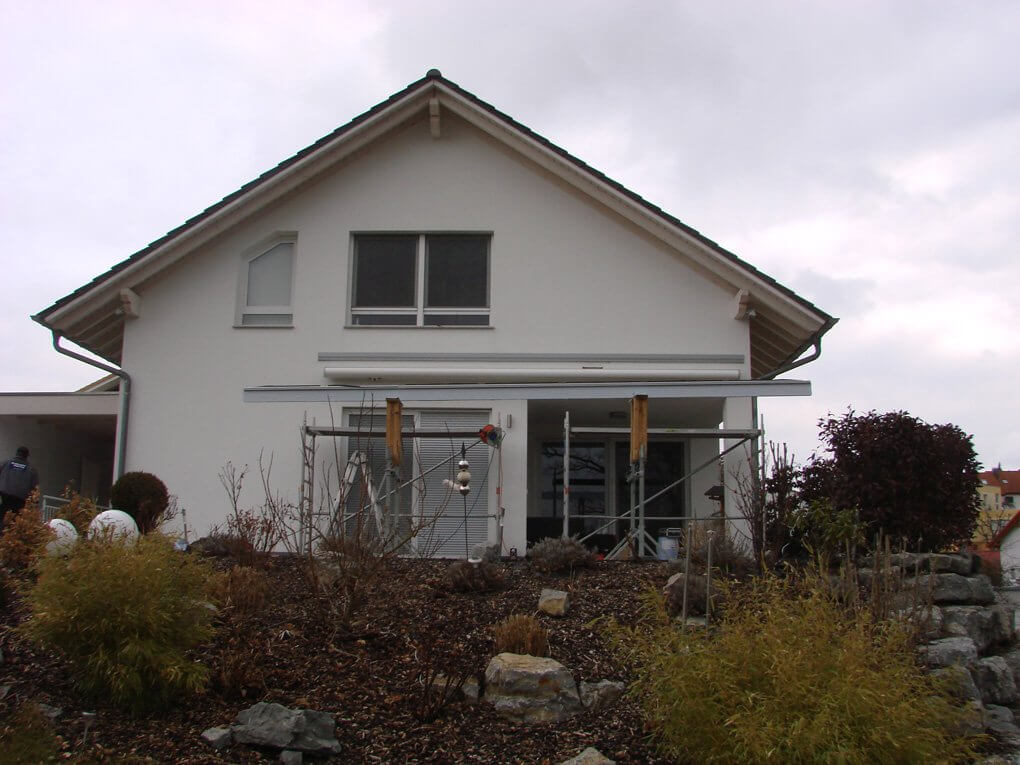 Montage der Aluminium Konstruktion in Pforzheim