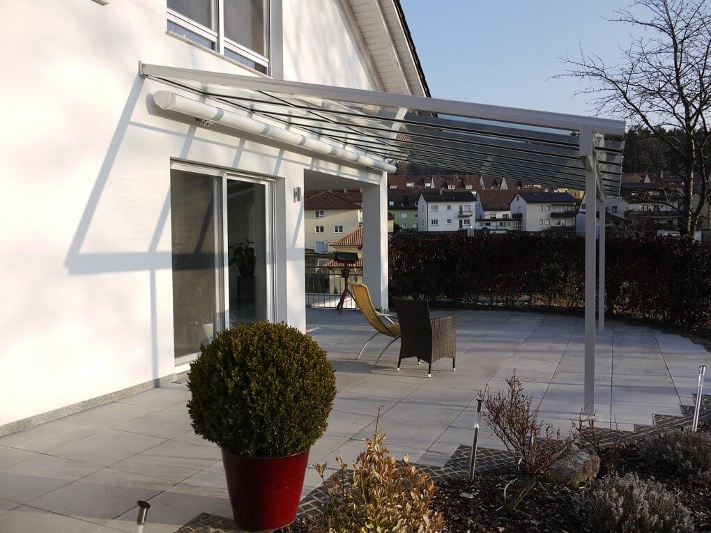 Das Terrassendach in Pforzheim