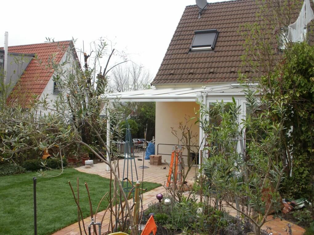 Das Terrassendach in Renningen