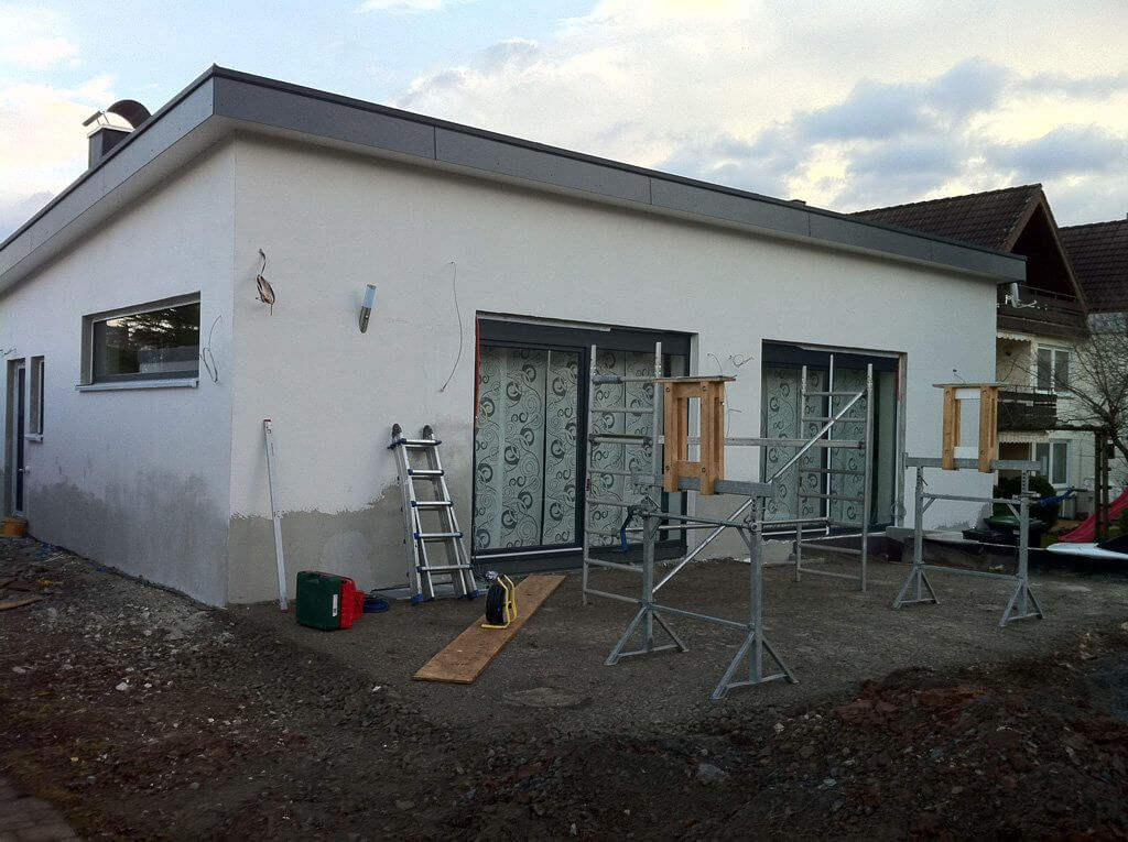 Montagebeginn in Schwaigern