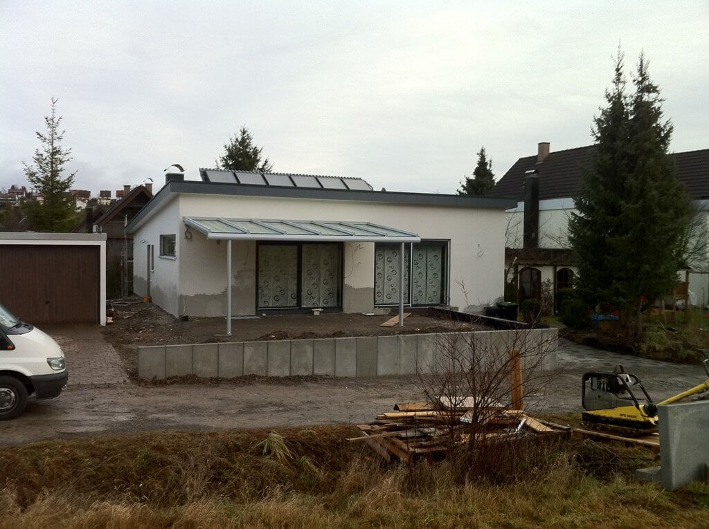 Das Terrassendach in Schwaigern