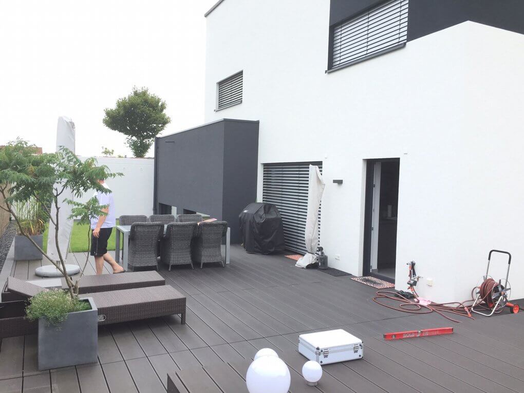 Beim Aufmass in Stammheim