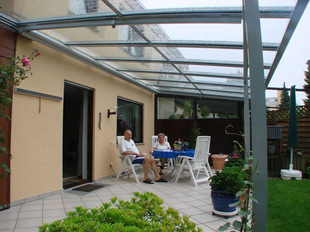 Das Terrassendach in Tamm