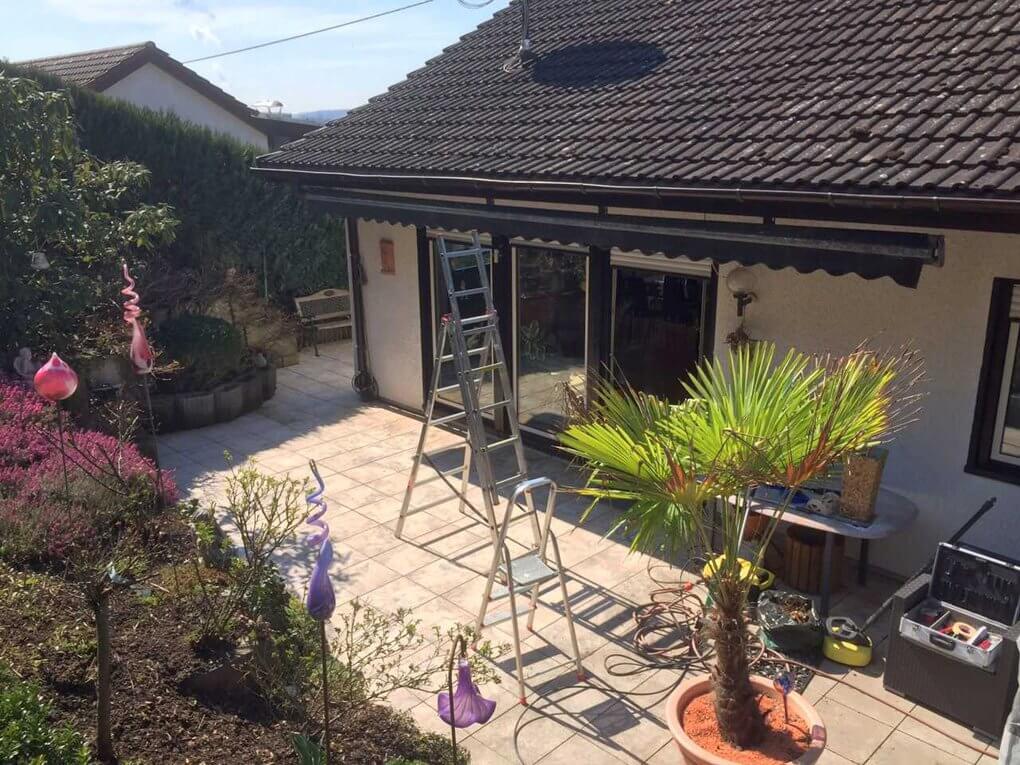 Beim Aufmass in Untergruppenbach