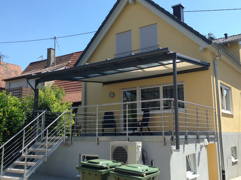 Das Terrassendach in Weinsberg