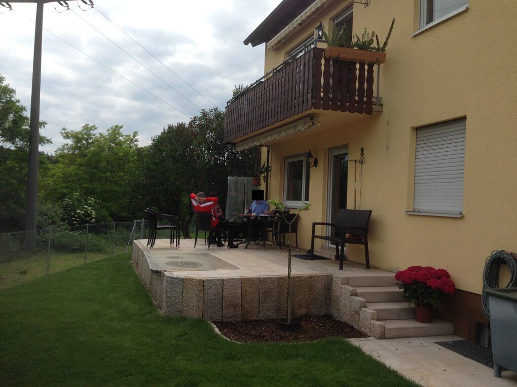 Beim Aufmass in Weissach