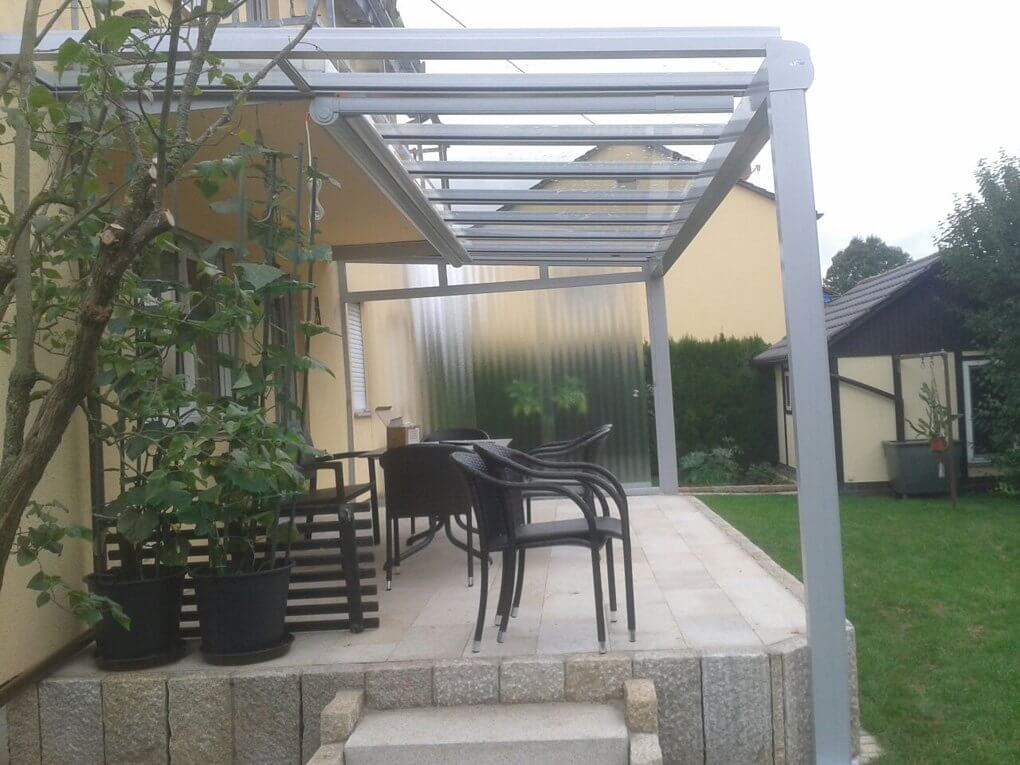 Das Terrassendach in Weissach