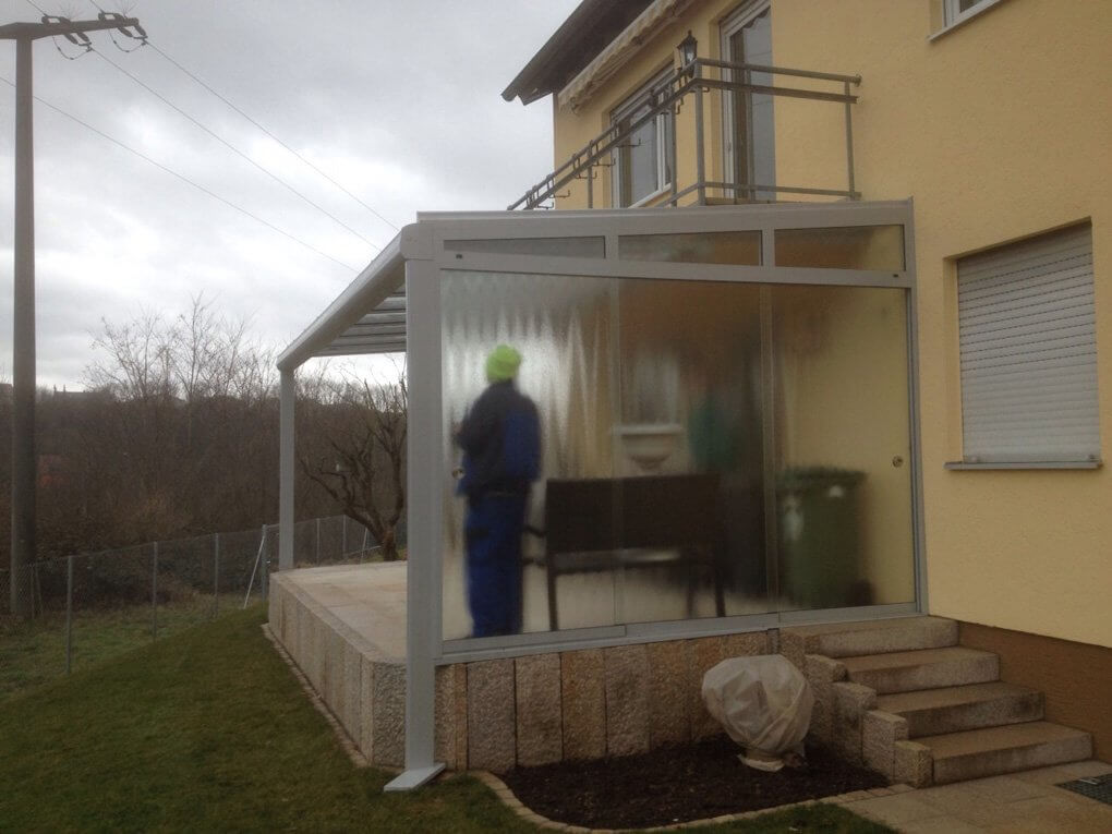 Das Terrassendach in Weissach