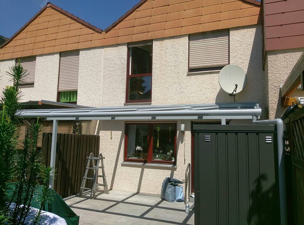 Das Terrassendach in Wiernsheim