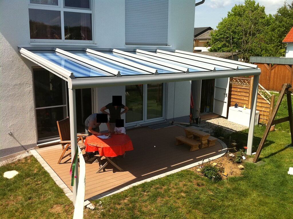 Die wunderschöne Überdachung in Bönnigheim