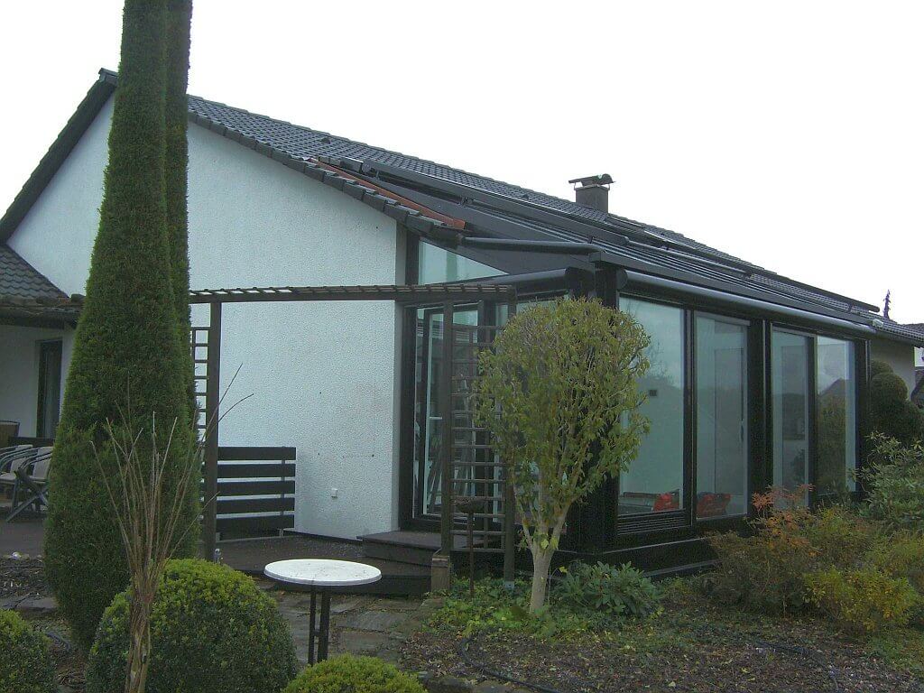 Bei der Abnahme vom Wintergarten Böblingen