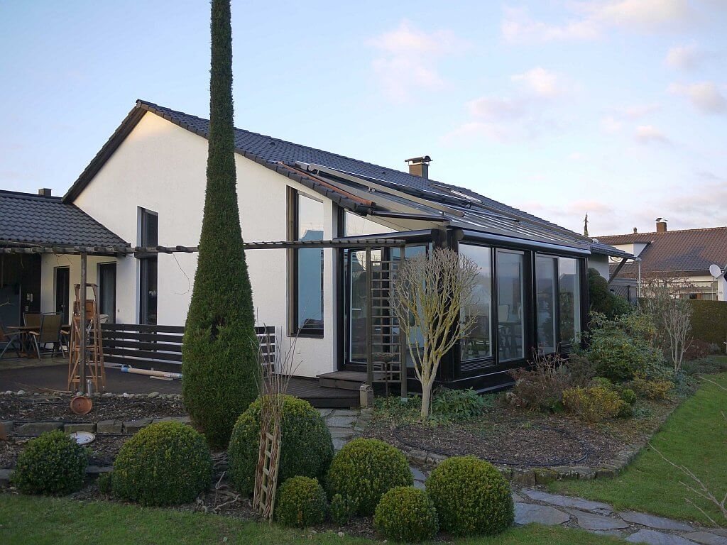 Seitenansicht Wintergarten Böblingen