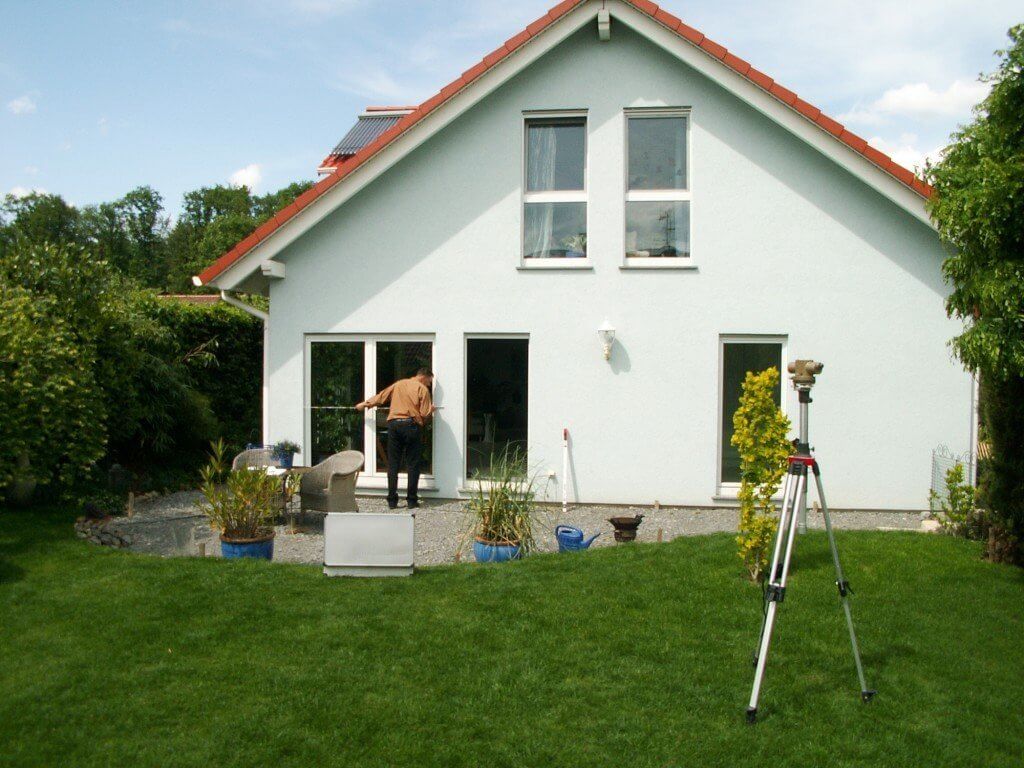 Beim Aufmass in Mühlacker