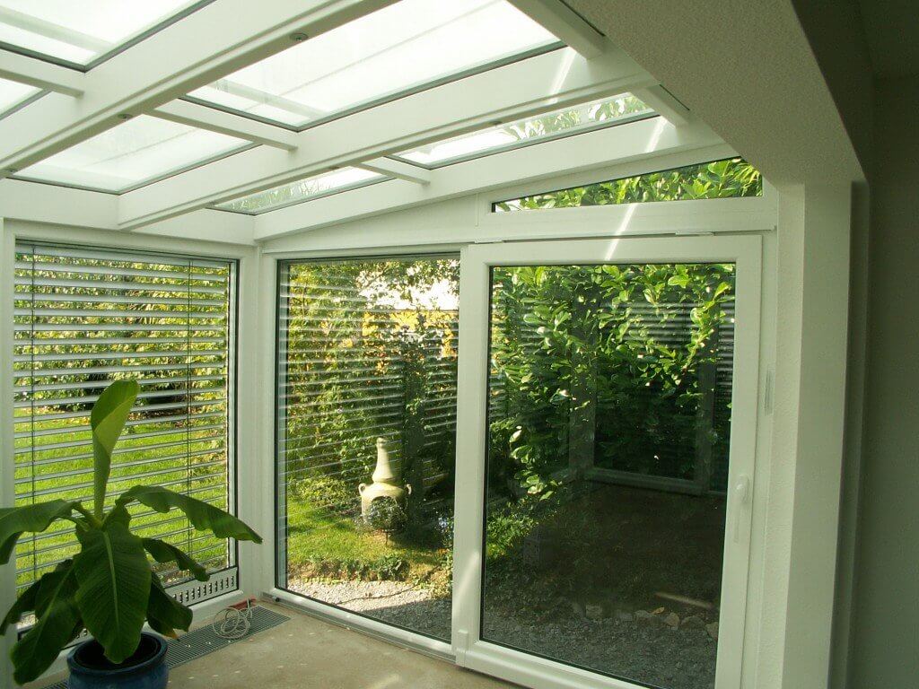 Wintergarten im Rohbau