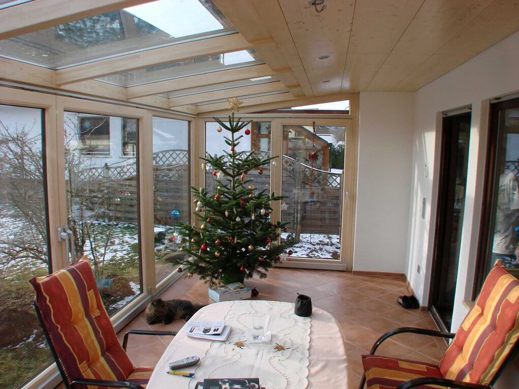 Der Wintergarten in Oberderdingen Innenansicht