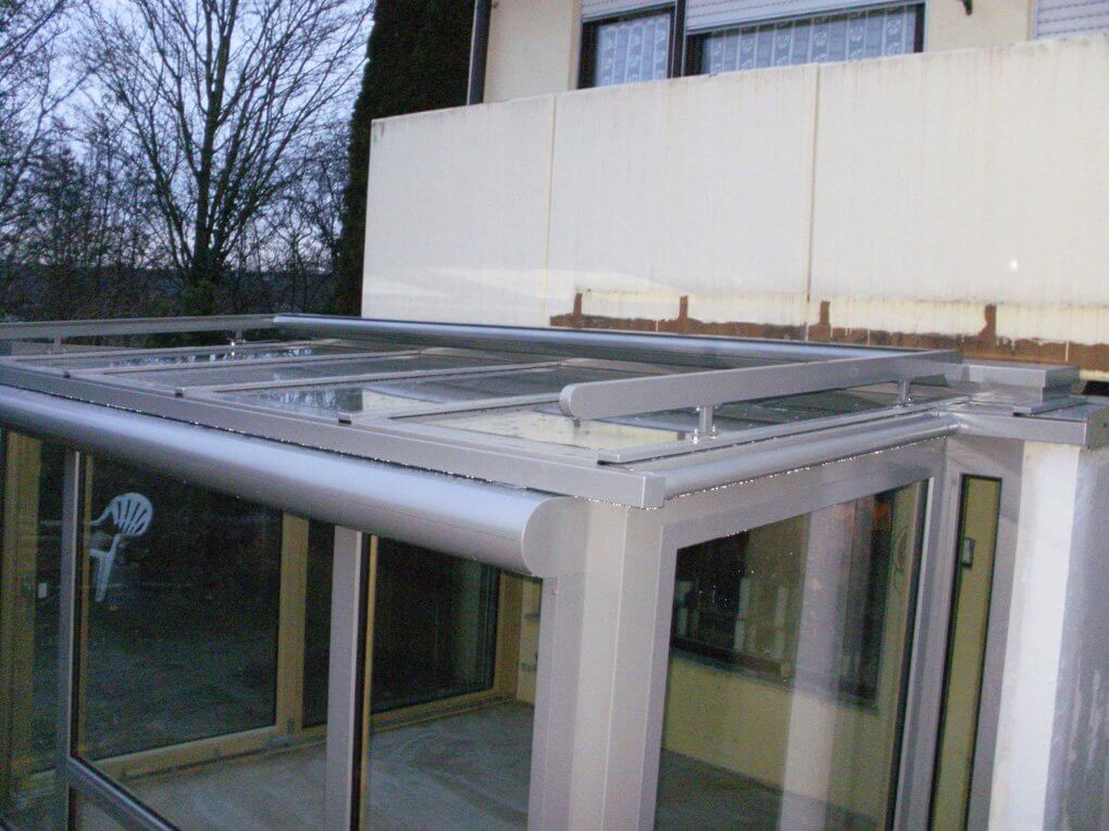 Wintergarten im Rohbau