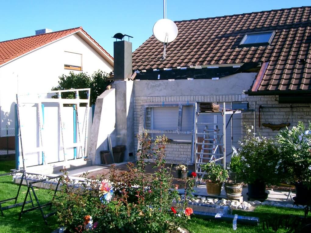 Montagebeginn in Remchingen