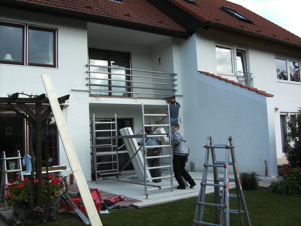 Montagebeginn in Remseck