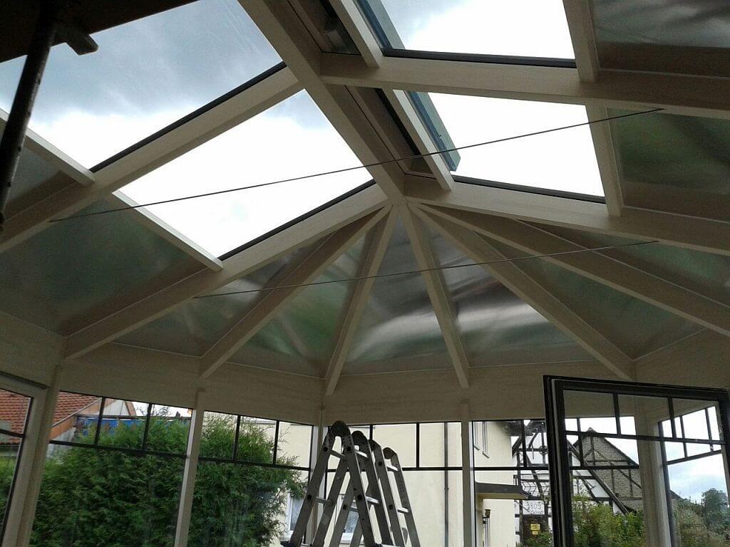 Montage Wintergarten in Ulm Innenansicht 2 Montage Wintergarten in Ulm Innenansicht 2