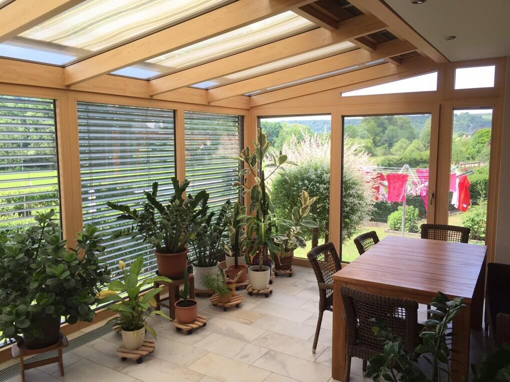 Wintergarten in Vaihingen Innenansicht