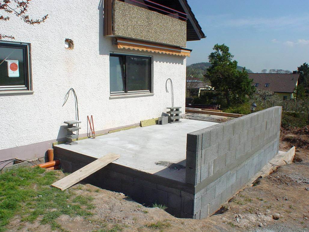 Abnahme Fundament und Mauer