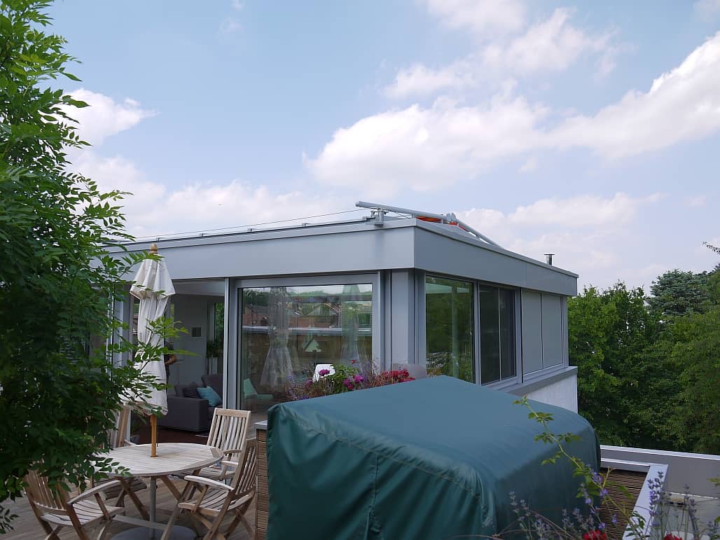 Flachdachwintergarten in Schwieberdingen