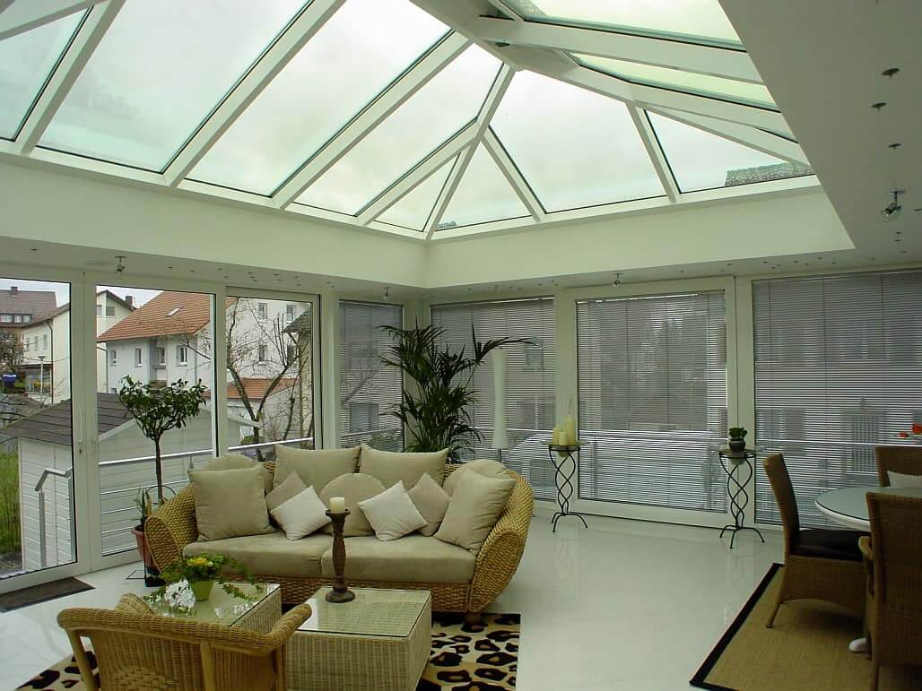 Der Flachdachwintergarten in Sinsheim