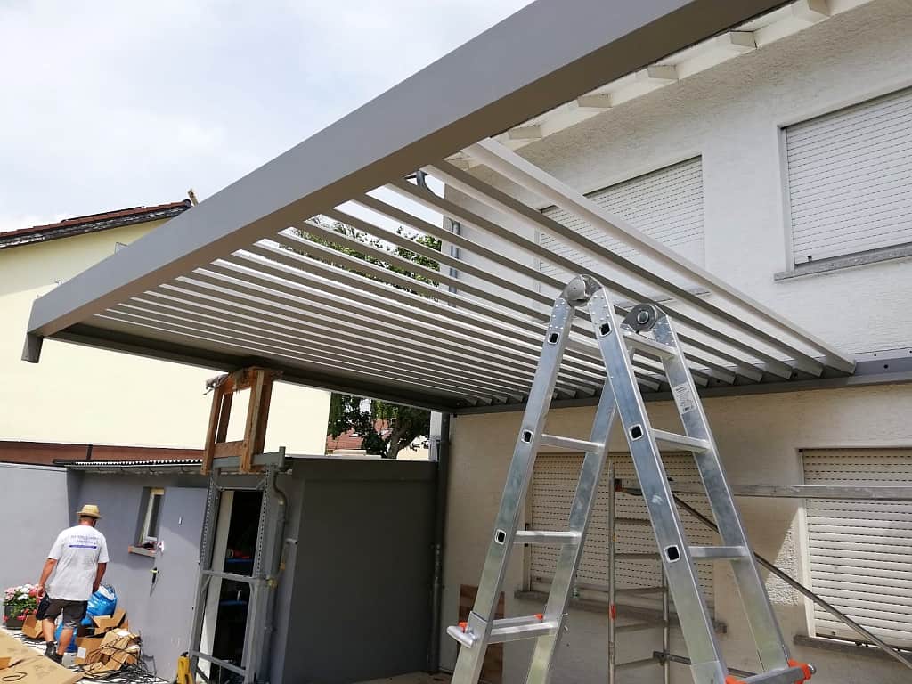 Montage der Lamellen