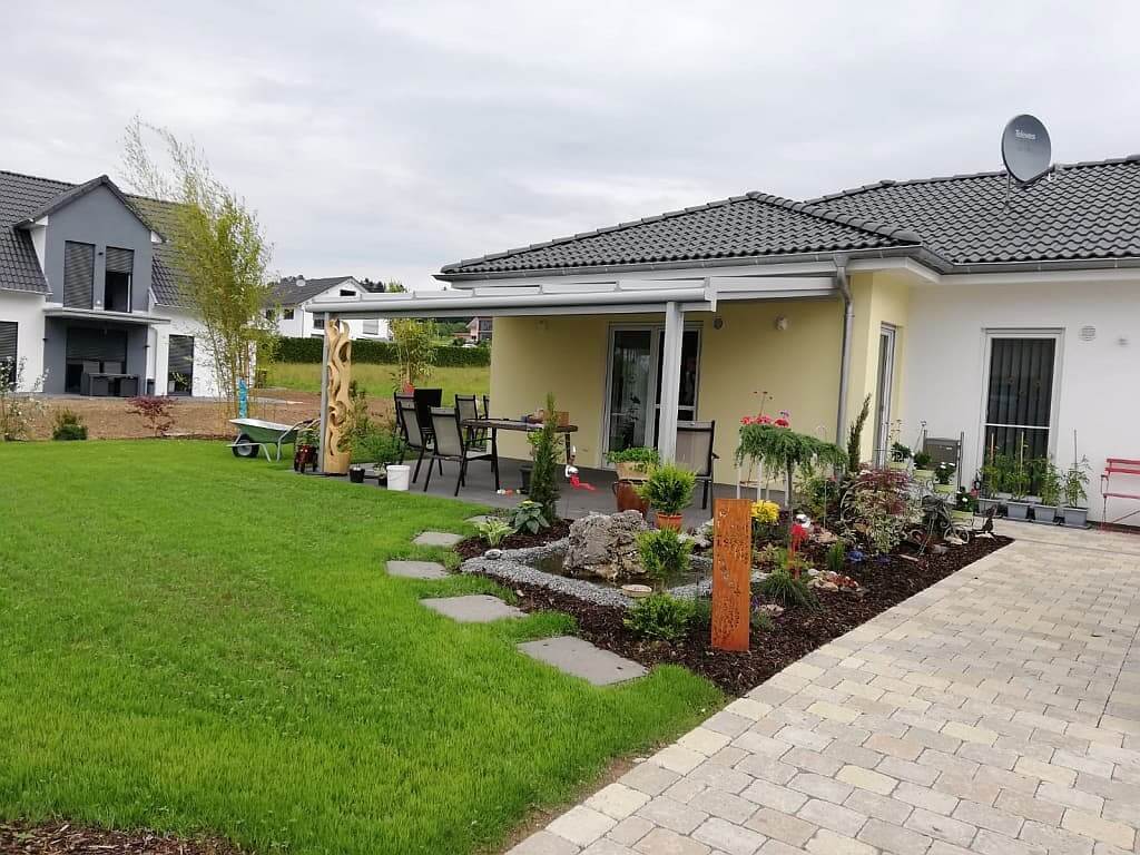 Das Terrassendach in Asperg