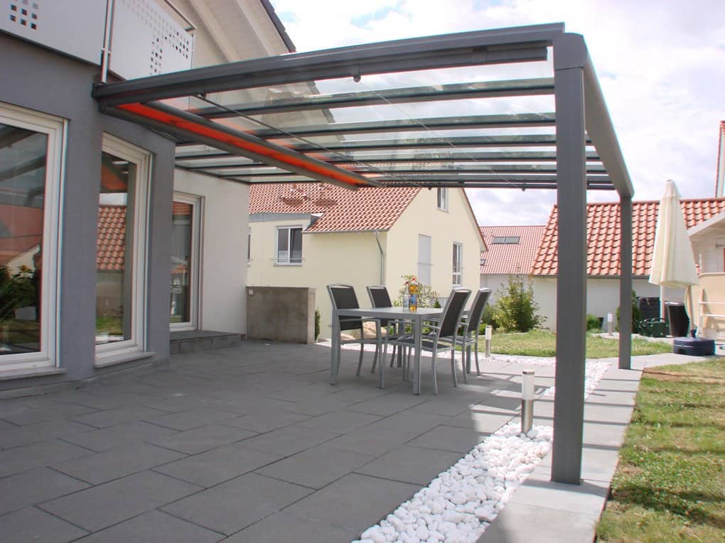 Das Terrassendach in Nordheim