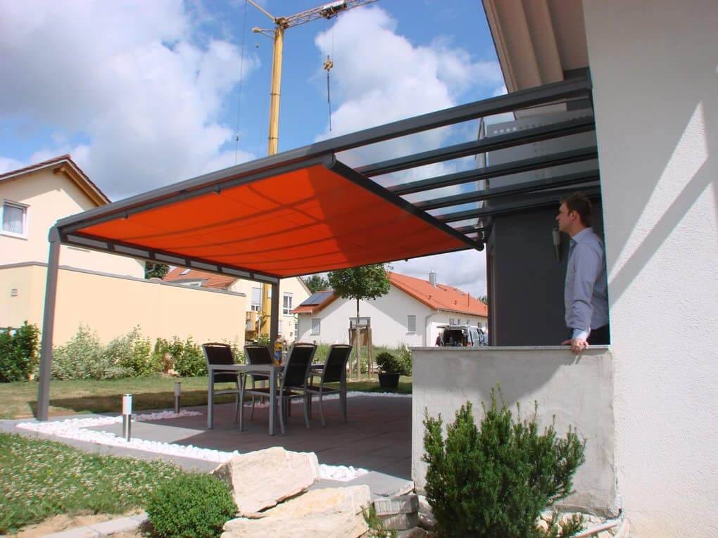 Das Terrassendach in Nordheim
