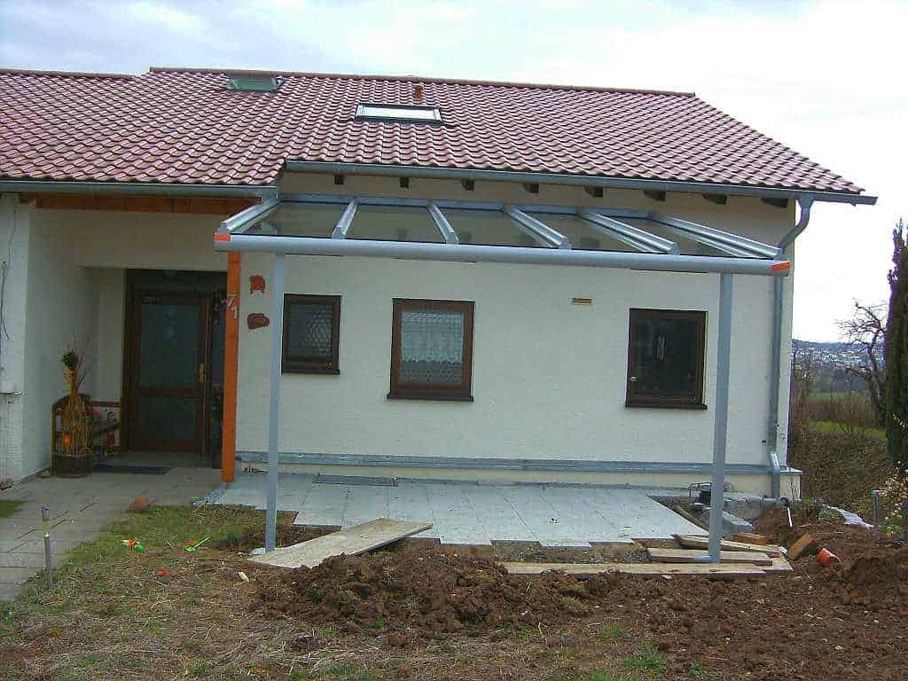 Montage der Konstruktion