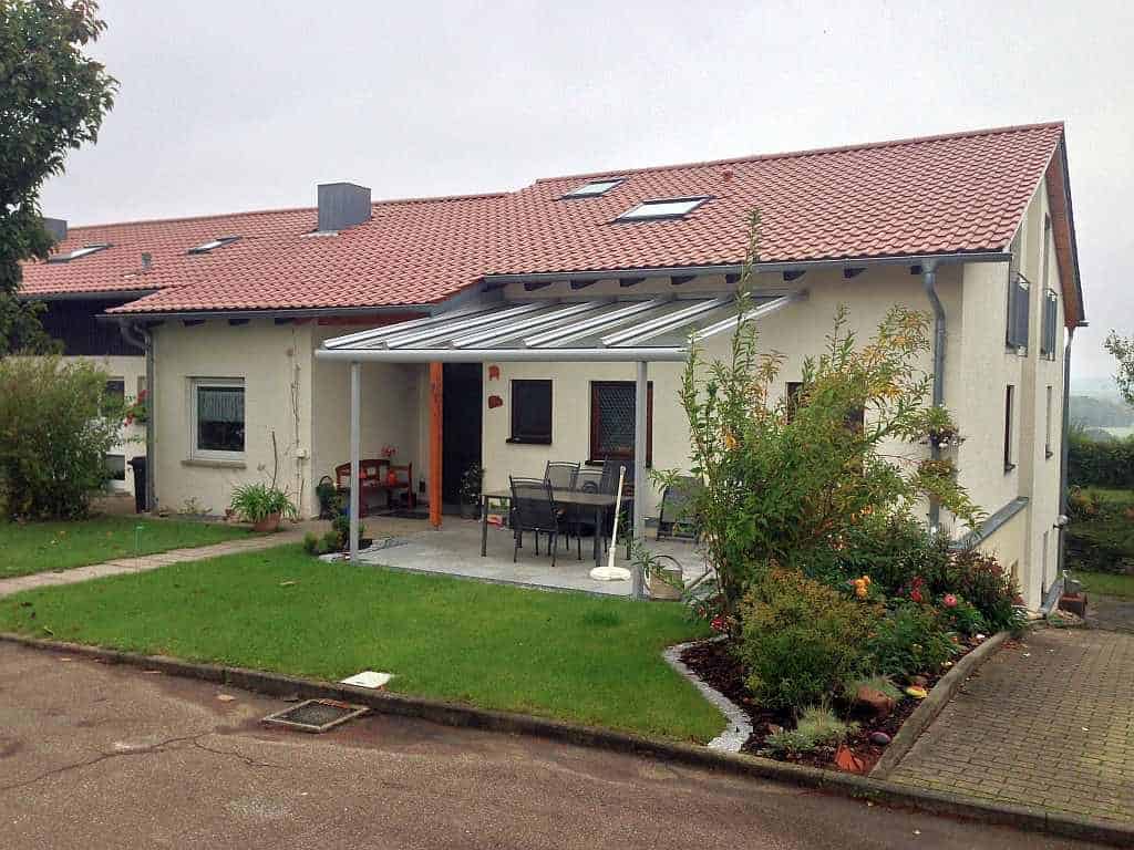 Das Terrassendach in Öhringen