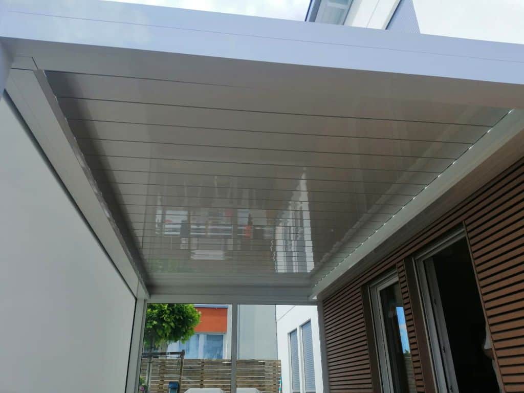 Lamellendach geschlossen